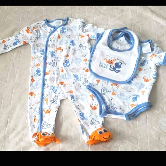 New First Impressions 3 pc set 0-3 months - Picture 1 of 3